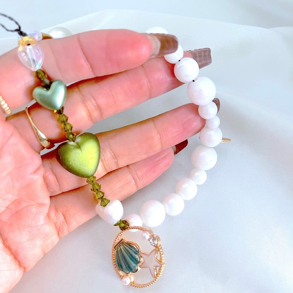 Beaded phone charm y2k aesthetic mermaid - Picture 2 of 3